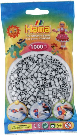 HAMA - SAC PERLES HAMA GRIS PÂLE